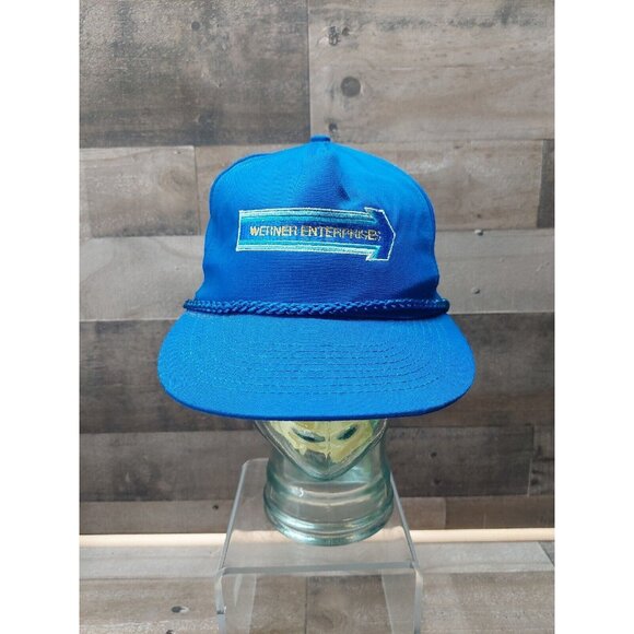Warner Enterprises Trucking Transportation Company Blue Snapback Hat - Picture 1 of 7